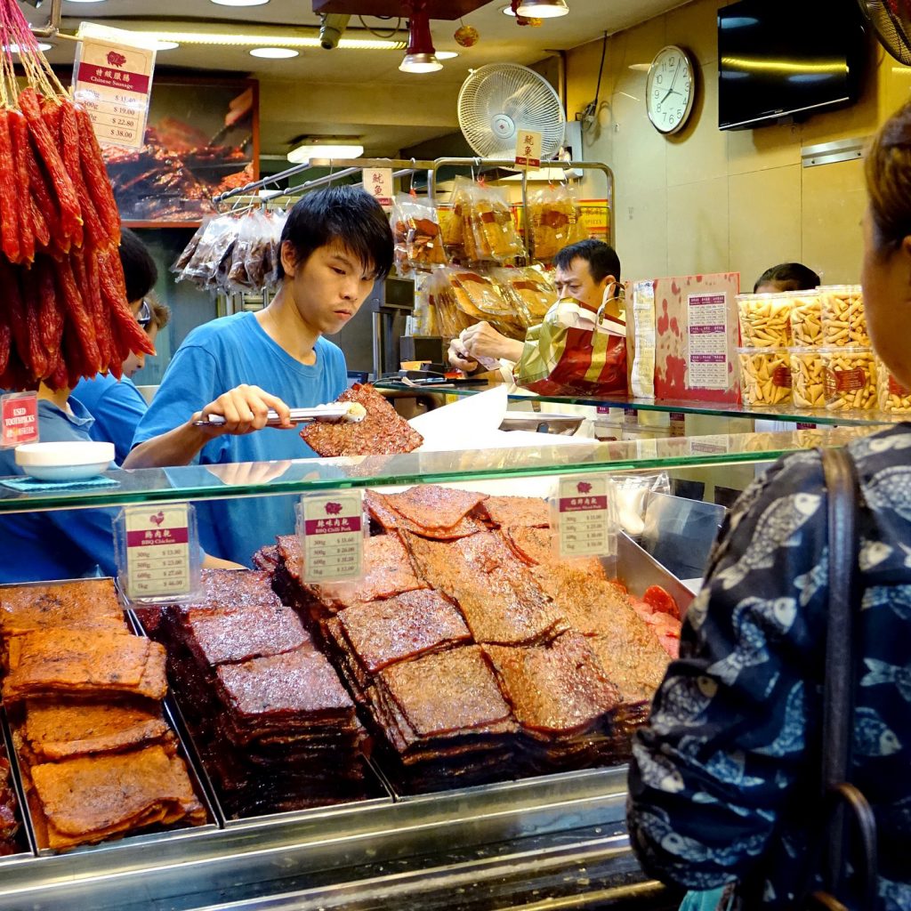 Food market in Singapore