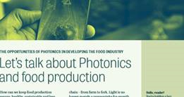 Link image to Let's talk about Photonics and food production Fact Sheet.